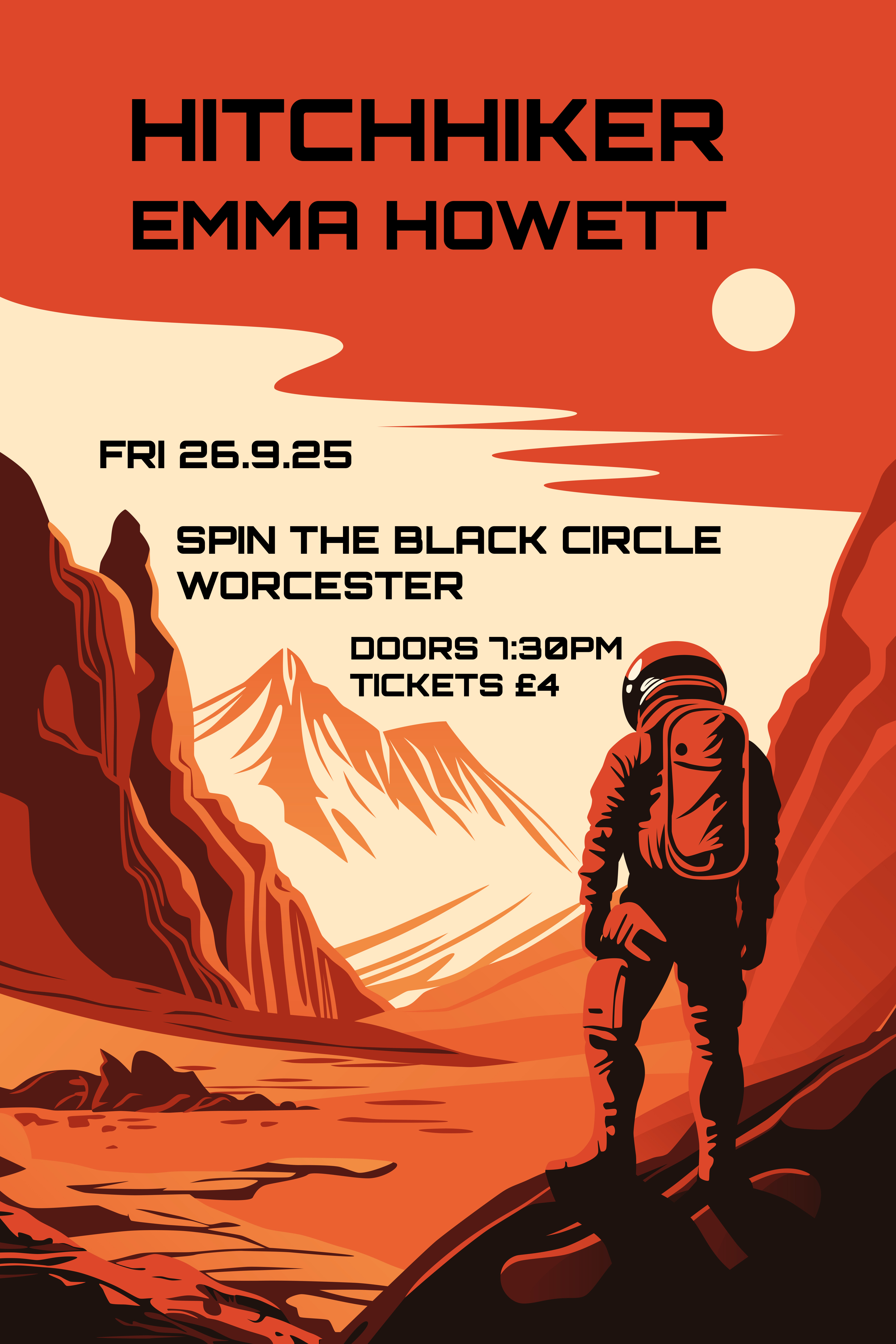 Hitchhiker + Emma Howett at Spin The Black Circle 26th September 2025