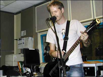 Sean Jeffery with Epsilon Red at BBC Radio Hereford and Worcester 2008